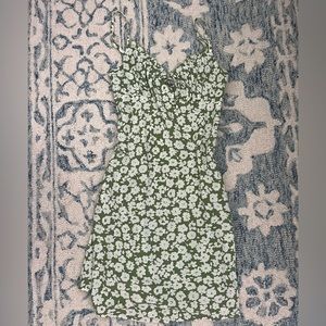 Green floral princess Polly dress